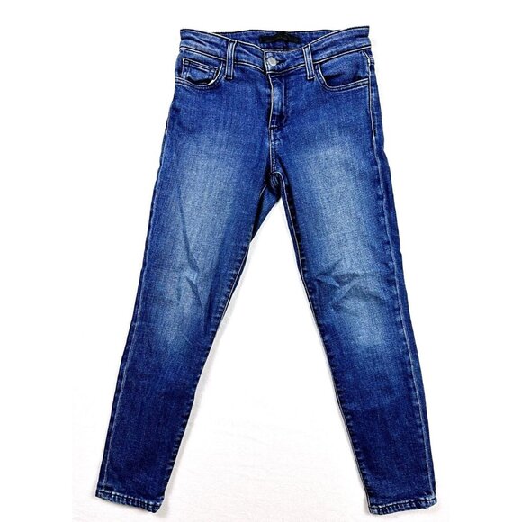 Joe's Jeans Size 25 The Icon Mid Womens Rise Skinny Crop Blue‎ - Picture 1 of 8